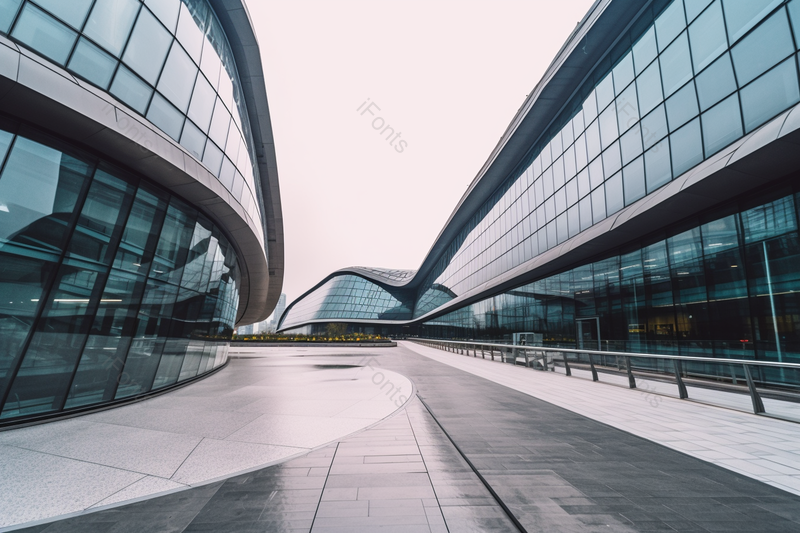 实拍绿色商业街外立面商场环境摄影背景,高清,摄影图,摄影图片,图片大全,摄影图免费下载